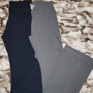 2 pairs M Reg Fabletics Oasis High -Waist Kick Flares